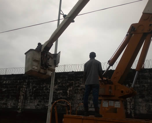 Restoration of Solar Lamps at Port Harcourt Maximum Prison