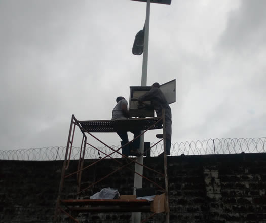 Restoration of Solar Lamps at Port Harcourt Maximum Prison