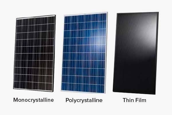 Major Types of Solar Panels
